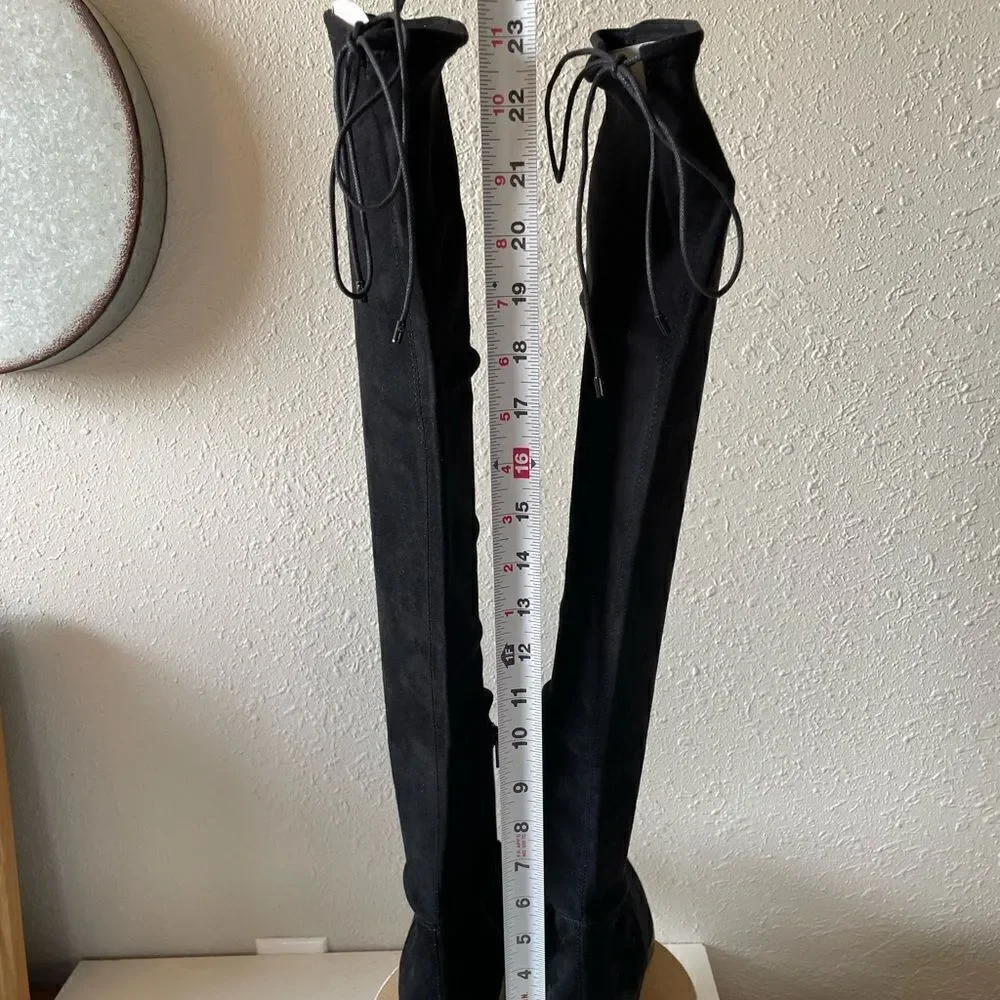 NIB Soul Society Mushroom Black Ravena Knee Boots Size 8M